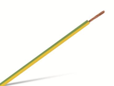 Kunststoffaderleitung H07V-K 10 qmm grün/gelb
